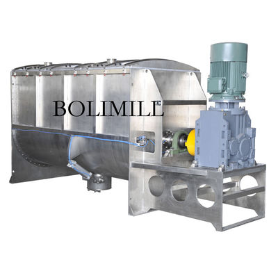 شراء 3000L Capacity Stainless Steel Ribbon Mixer with 220-660V Voltage and 22kW Power for Industrial Powder Blending online manufacture
