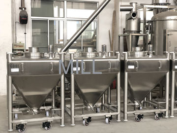 شراء ناقل GMP الفراغي القياسي لمسحوق خزان الفولاذ المقاوم للصدأ IBC online manufacture