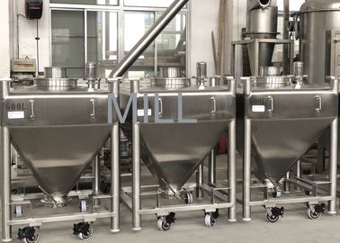 شراء IBC فراغ مسحوق متحرك بن ناقل فراغ لمسحوق بن خلاط الفولاذ المقاوم للصدأ online manufacture