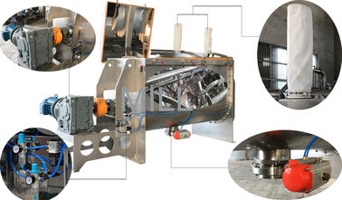 شراء آلة خلط مسحوق تغذية الحيوانات الأفقية 4 كيلوواط online manufacture