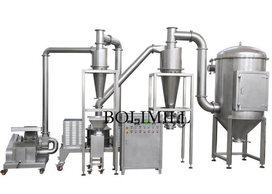 شراء آلة طحن مسحوق أوراق الأعشاب 2000 كجم / ساعة مع كسارة الخشنة online manufacture