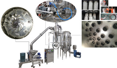Dried Cassava Fine Powder Grinding Machine Matte Mirror Surface Field Installation