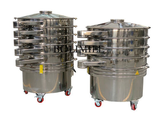آلة الدرجات المستديرة CE GMP 2000kg / H Vibro Sieve Machine